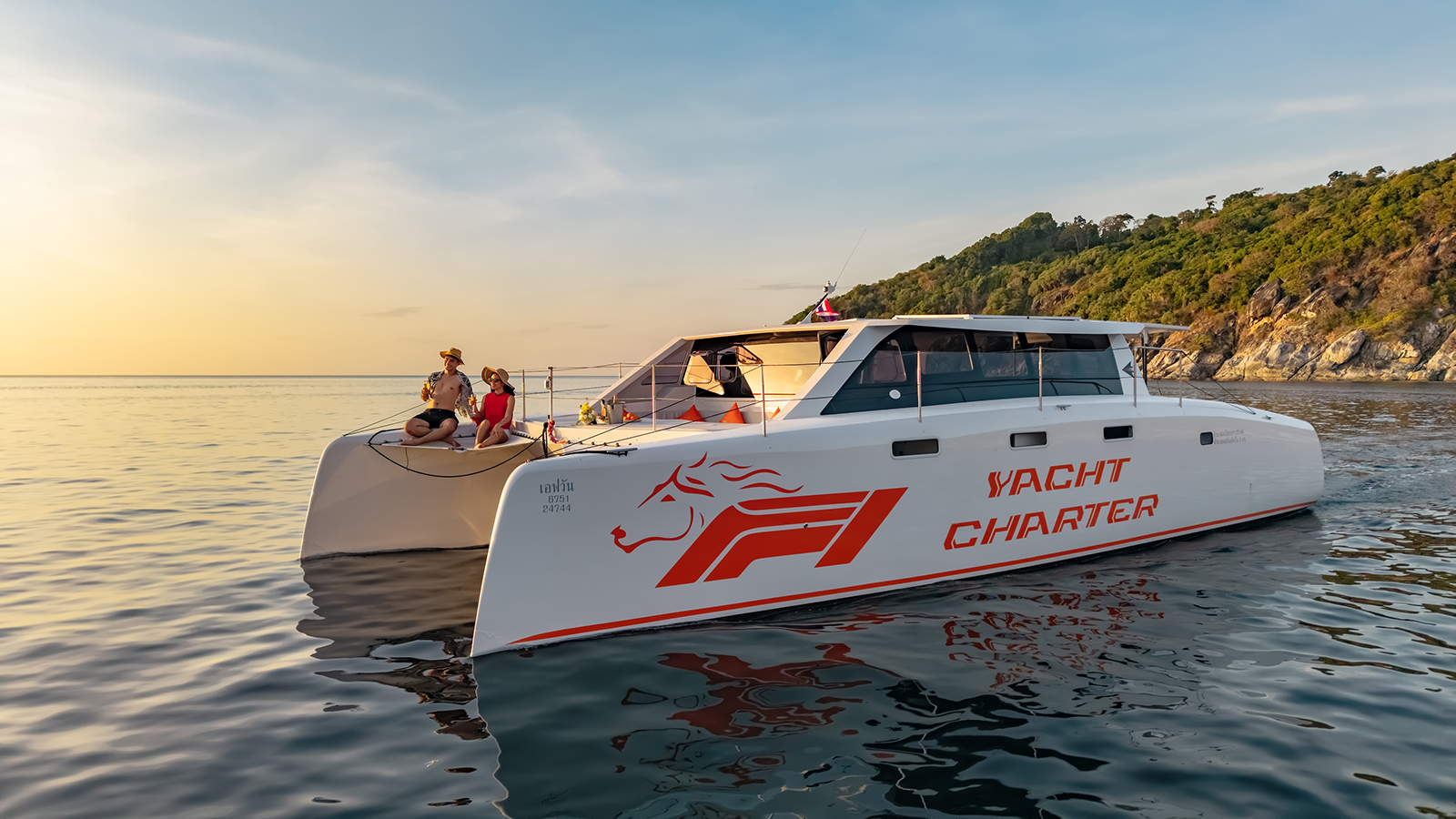 Phuket Private Day Trip Power Catamaran F1